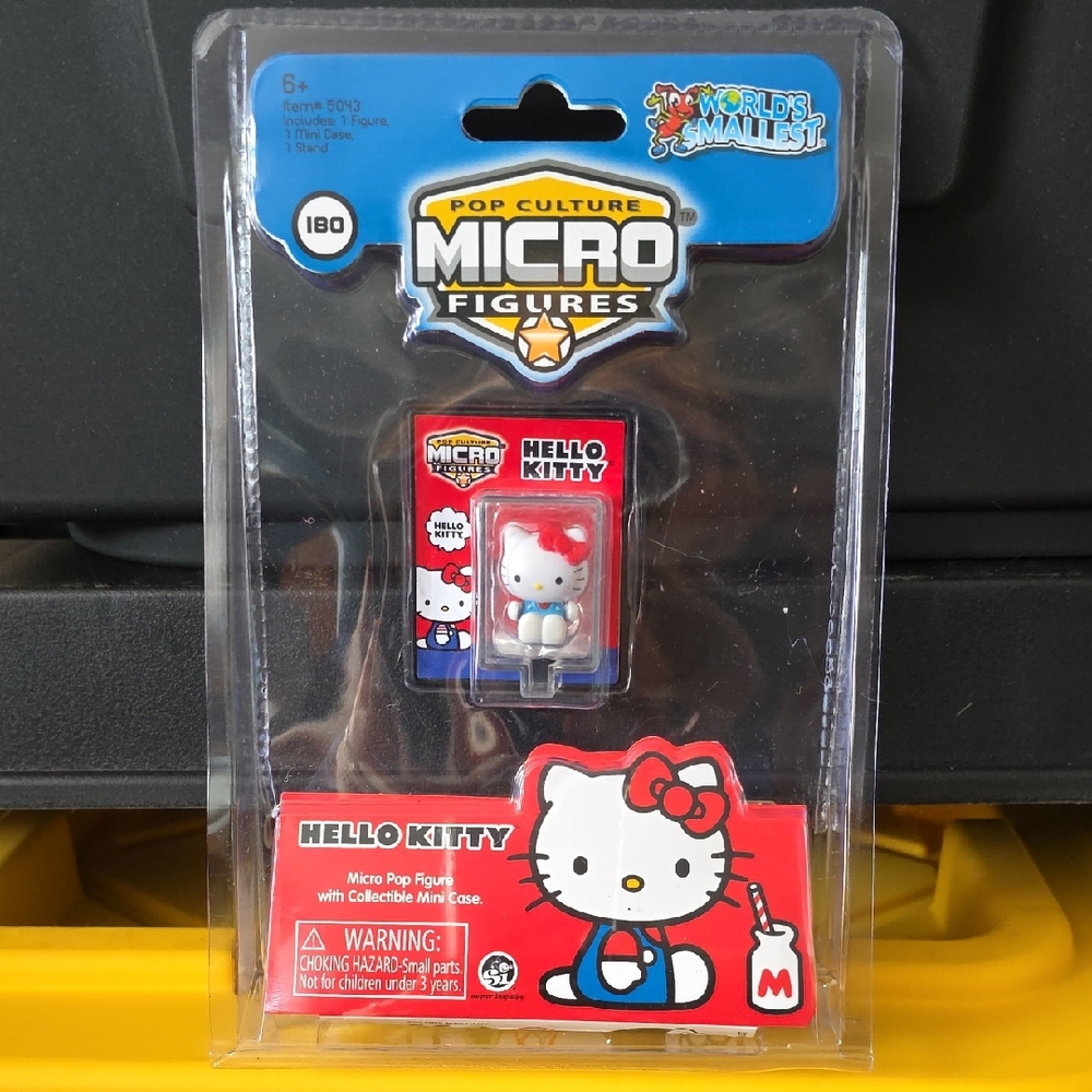 #180 Hello Kitty Pop Culture Micro Figures with Red Bow Sanrio World's Smallest